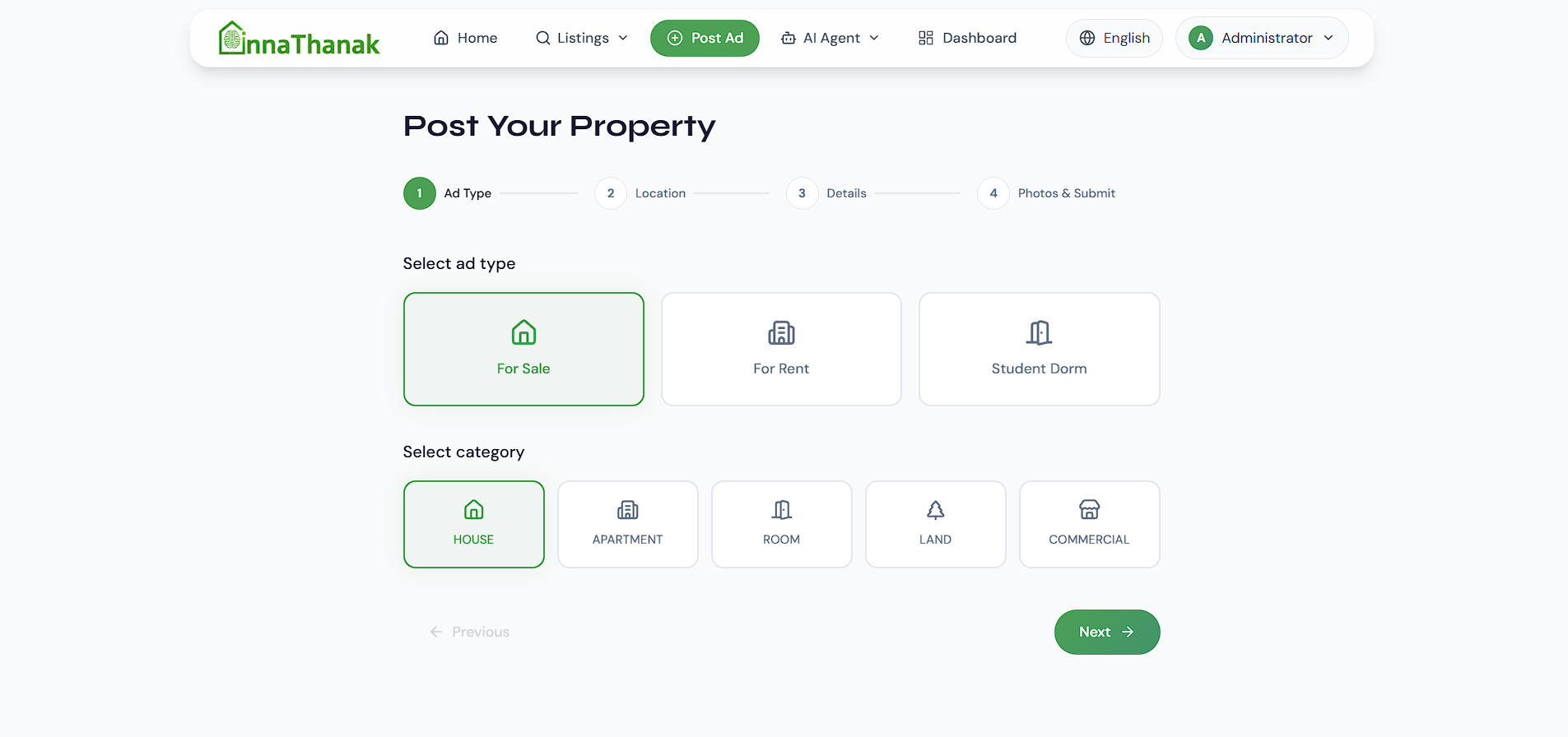 Property Listing